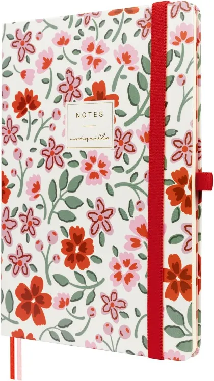 CUADERNO MONIQUILLA T.DURA A5 LISO ROJO