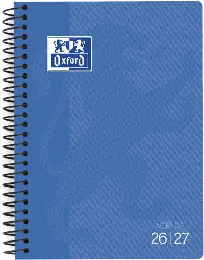 AGENDA ESCOLAR TAPA PLÁSTICO 4º SEMANA VISTA 26-27