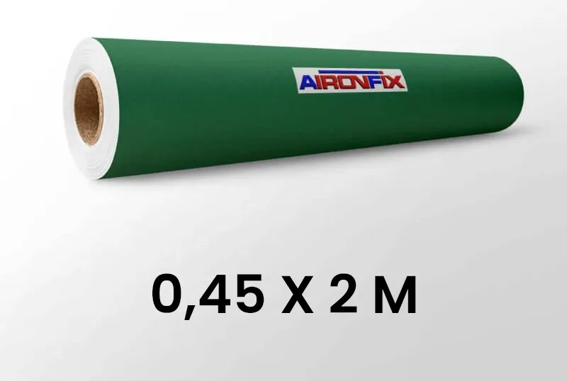 ROLLO AIRONFIX VERDE Brillo 0,45x2M