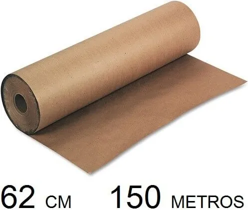 BOBINA PAPEL MARRON 62 CM 150M