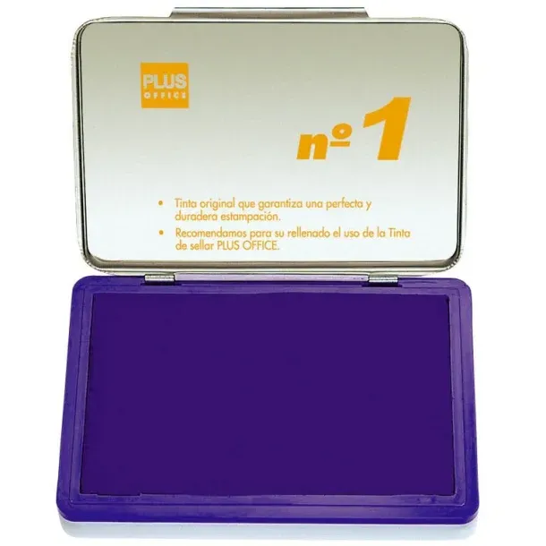 TAMPÓN PLUS OFFICE Nº1 VIOLETA 10X17CM
