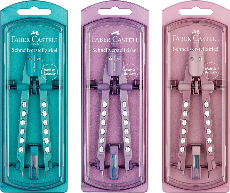 COMPÁS FABER CASTELL FACTORY SPARKLE