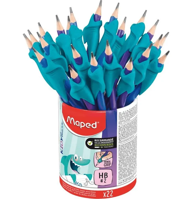 BOTE 22 LAPICEROS MAPED HB/GOMA + ADAPTADOR