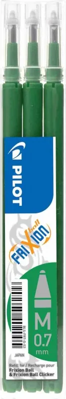 RECAMBIO PILOT FRIXION 0,7 VERDE (3 UNID)