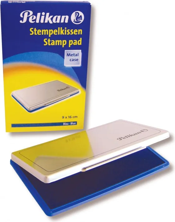 Tampón Pelikan Nº1 Azul 9x16cm