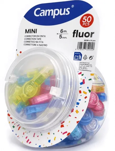 CORRECTOR CAMPUS MINI 5X6M FLUOR (EXP 50U)