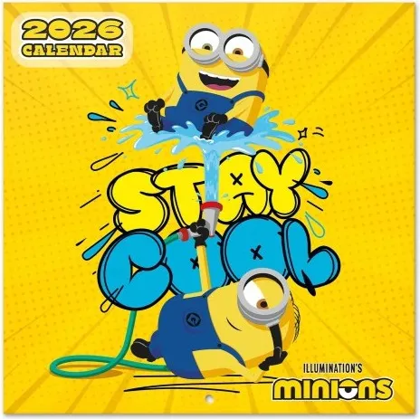 CALENDARIO 2026 30X30 MINION