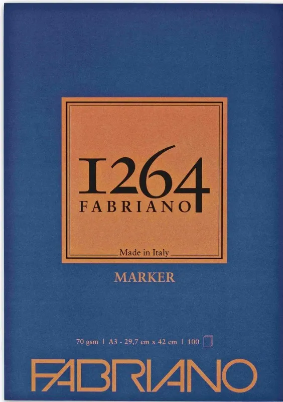 BLOC FABRIANO 1264 MARKER A3 70GR.100H