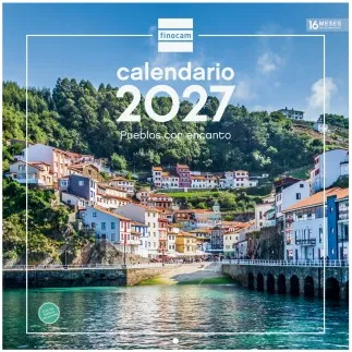 CALENDARIO PARED ESCRIBIR 30x30 PUEBLOS ENCANTO 2027