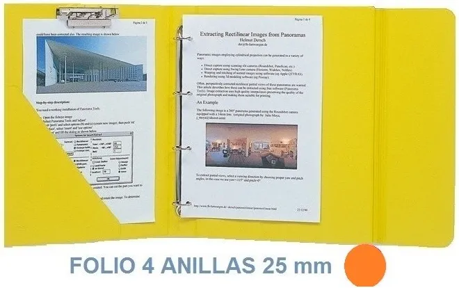 CARPETA NARANJA SARO PLÁSTICO Fº CON MINICLIP