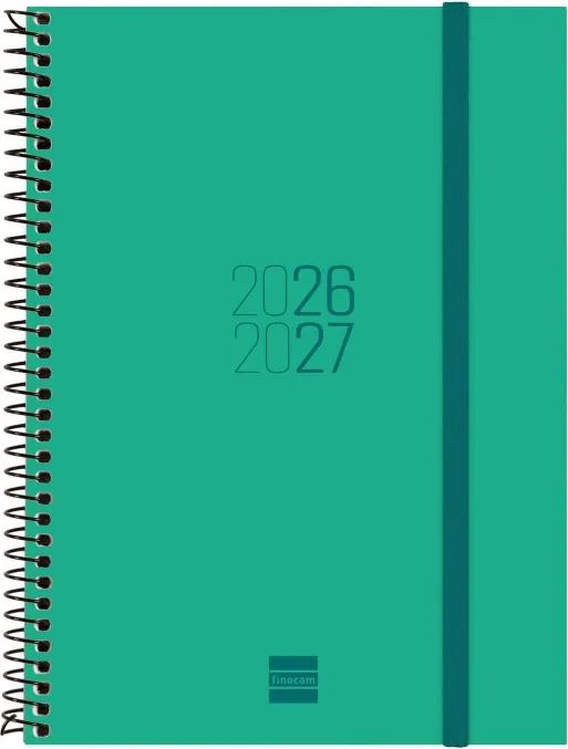 AGENDA FINOCAM ESPIRAL E10 SV VERDE 26-27