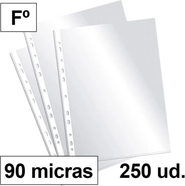 Bolsa de 10 FUNDAS MULTITALADRO PLUS OFFICE FOLIO 90M