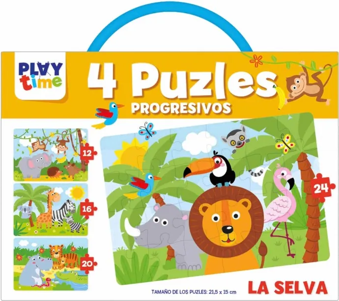 Puzles progresivos. La selva
