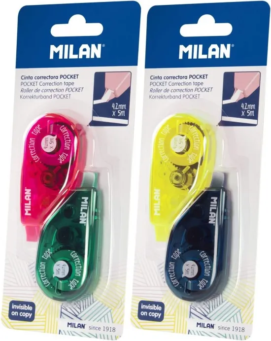 CINTA CORRECTORA MILAN POCKET BLÍSTER