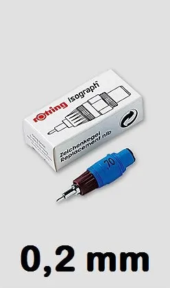 Recambio Puntera ROTRING Isograph 0,2