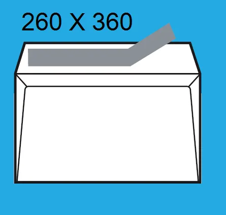 SOBRES AUTOSAM 260X360 BLANCO C/250