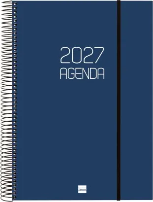 AGENDA OPAQUE E40 210X297 1DP 2027 AZUL
