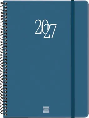 AGENDA ESPIRAL MY E10 155X212 SV 2027 AZUL