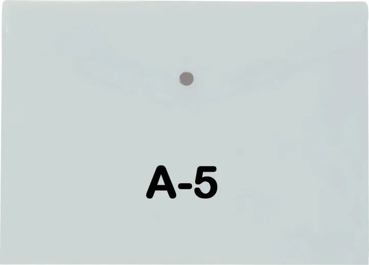 SOBRE BROCHE PP A5 TRANSPARENTE