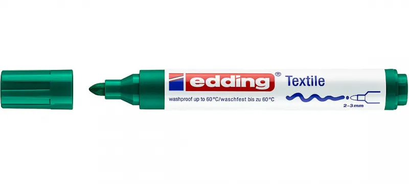 MARCADOR ROPA EDDING 4500 VERDE