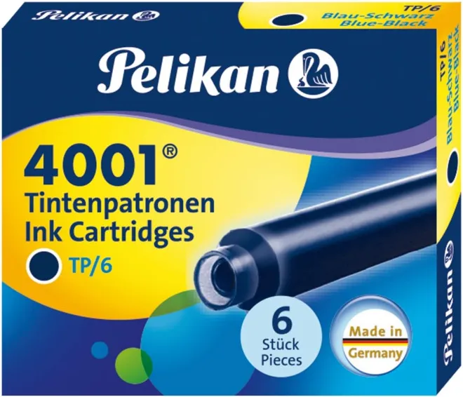 CARTUCHOS PELIKAN AZUL REAL TP/6