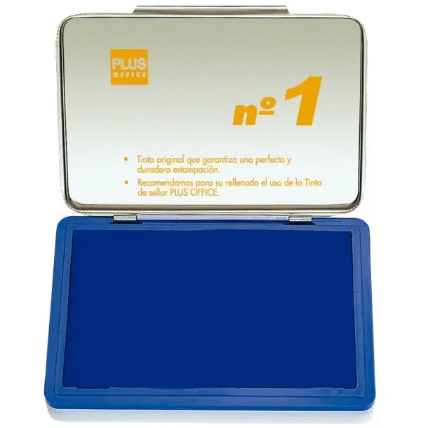 Tampón Plus Office Nº1 Azul 10x17cm