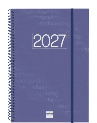 AGENDA YEAR E11 165x242 SV VERTICAL 2027 AZUL