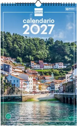 CALENDARIO PARED ESCRIBIR 25X40 2027 PUEBLOS CON ENCANTO