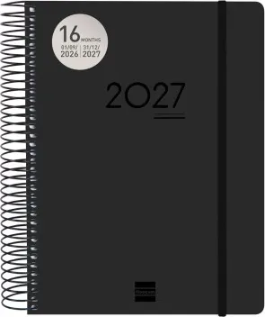 AGENDA FINOCAM IKON NEGRO E10 1DP 26-27