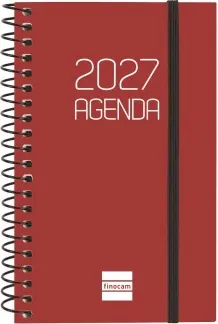 AGENDA OPAQUE E3 79X127 SV 2027 BURDEOS