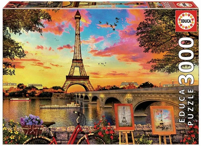 PUZZLE 3000 PUESTA DE SOL EN PARÍS