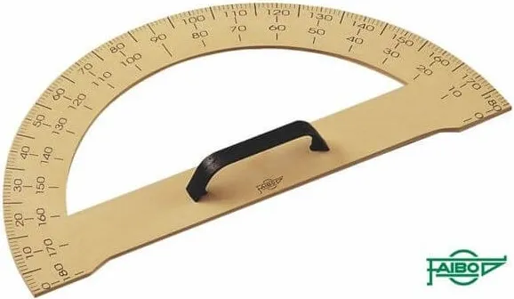 SEMICIRCULO FAIBO PIZARRA PLÁSTICO 40CM