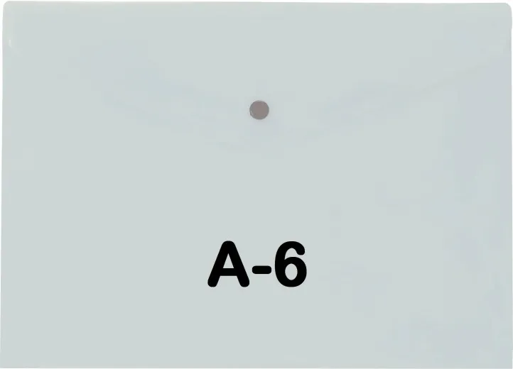 SOBRE BROCHE PP A6 TRANSPARENTE