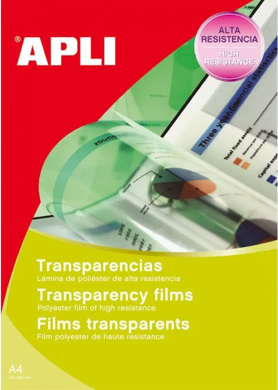 TRANSPARENCIA APLI UNIVERSAL A4 20H