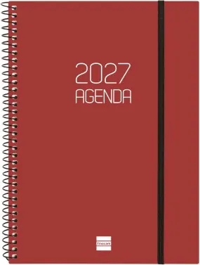AGENDA OPAQUE E10 155x212 SVH 2027 BURDEOS