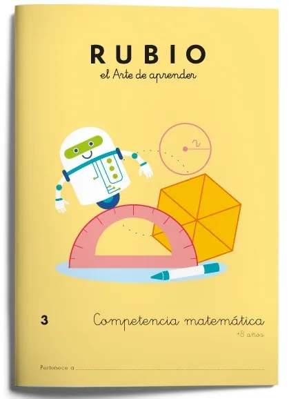 CUADERNO RUBIO COMPETENCIA MATEMÁTICA 3