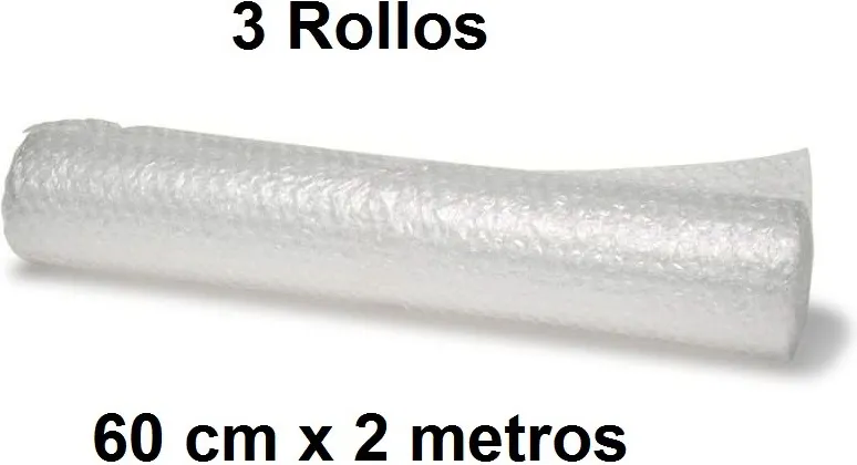 PLÁSTICO BURBUJA 60CMX2MT