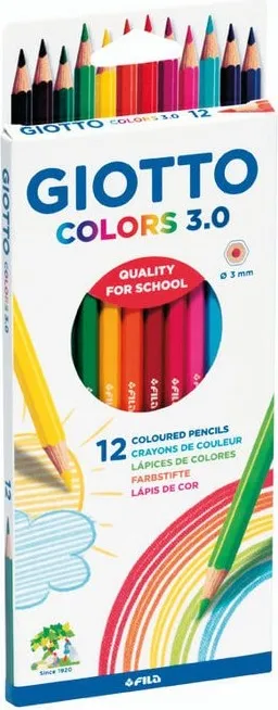 LÁPIZ GIOTTO COLORES 3.0 12 COLORES