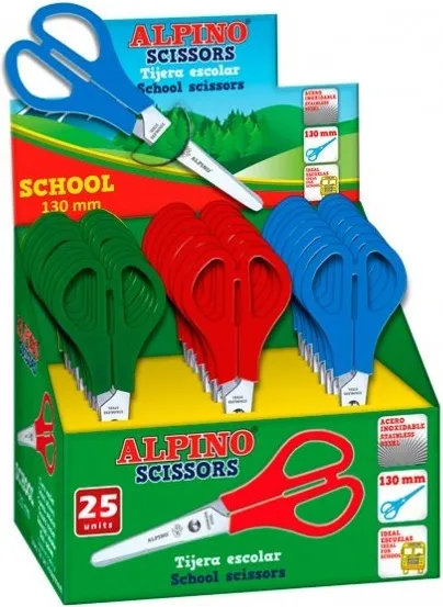 Tijera Escolar Alpino 13cm