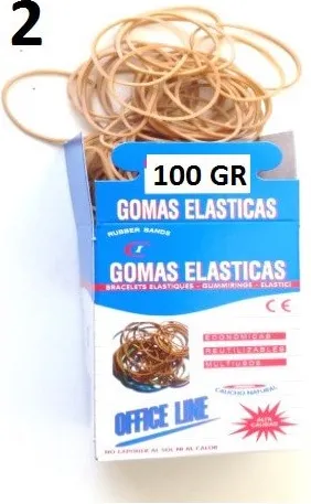 GOMAS ELÁSTICAS 100GR Nº2