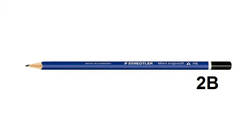 LÁPIZ STAEDLER ERGOSOFT 2B 12 UNIDADES