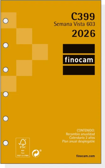RECAMBIO FINOCAM  603 C399 SEM VISTA 69X127 2026