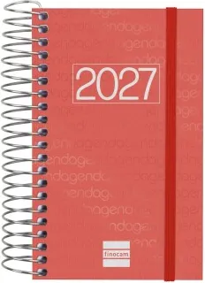 AGENDA YEAR E3 1DP 79x127 2027 ROJO