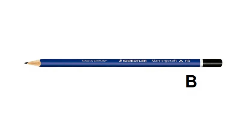 LÁPIZ STAEDLER ERGOSOFT B 12 UNIDADES