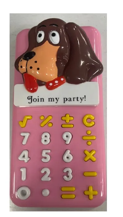 CALCULADORA INFANTIL ANIMALES CON MELODÍA F-828