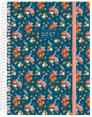 AGENDA DESIGN E10 155X212 1DP 2027 FLORA