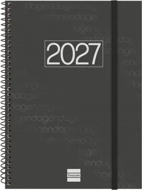 AGENDA YEAR E10 155X212  SV 2027 NEGRO
