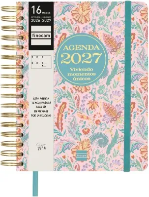 AGENDA FINOCAM 16 MESES VITAE 1/4  SV  HORIZ.ROSA 26-27