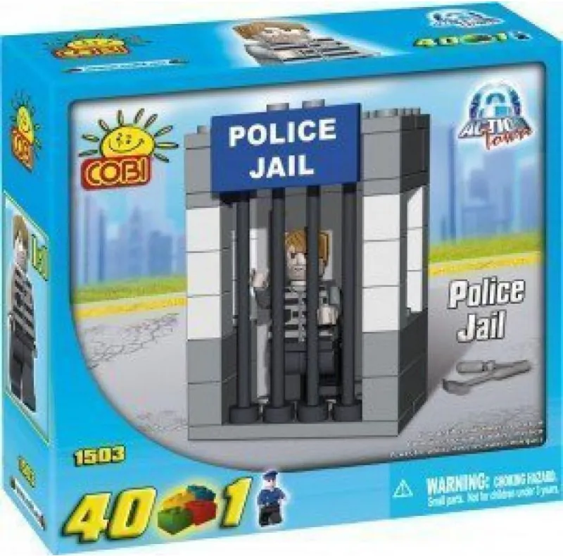 JUEGO CONSTRUCCIÓN 40 PIEZAS CARCEL