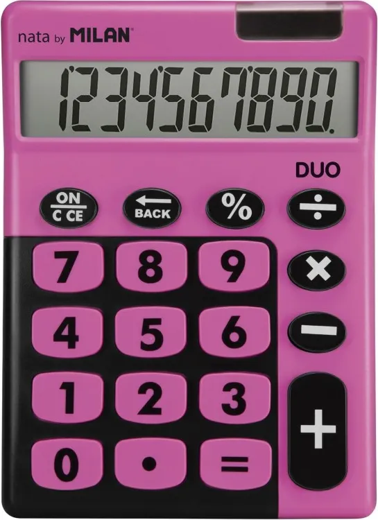 CALCULADORA 10 DIG.TOUCH DUO ROSA